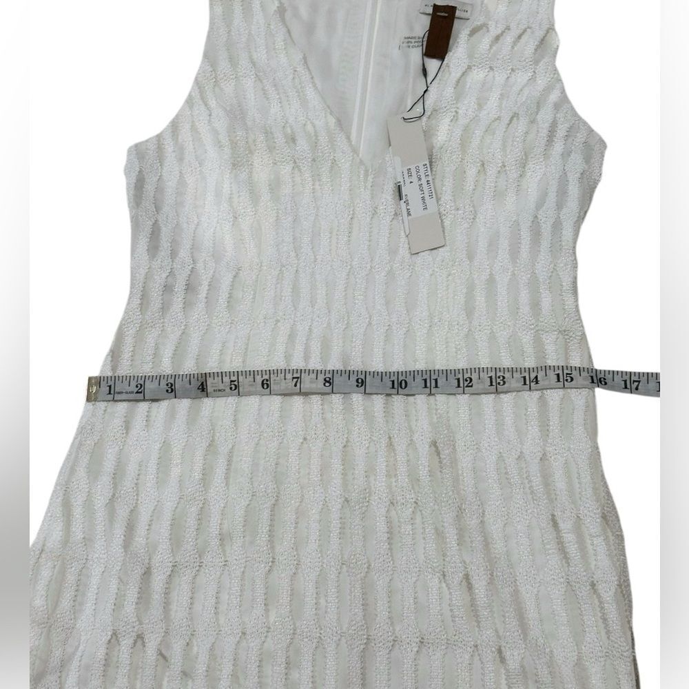NWT Monique Lhuillier Embroidered Fringe Midi Cocktail Dress - Picture 14 of 16